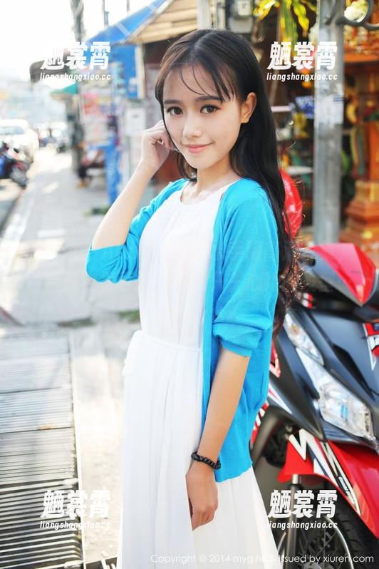 美媛馆 - Abby王乔恩水手服高清合集，服装确实很可爱，但我只关心她的发型…别问为什么。